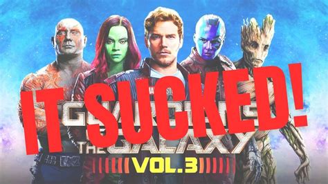 guardians of the galaxy 3 sucked|guardians of the galaxy season 3.